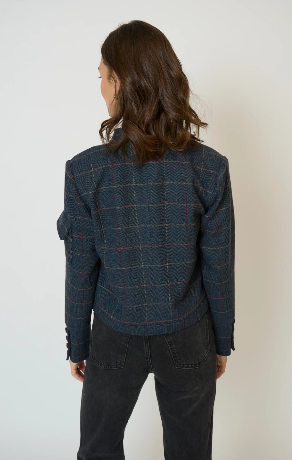 Eden Plaid Military Jacket