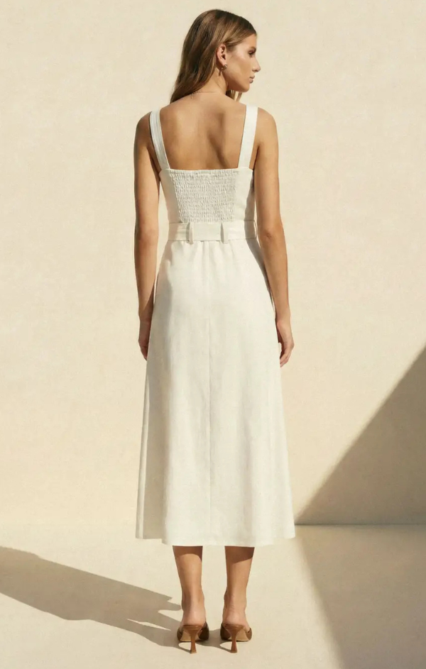 Olivia Linen Maxi Dress – Mint