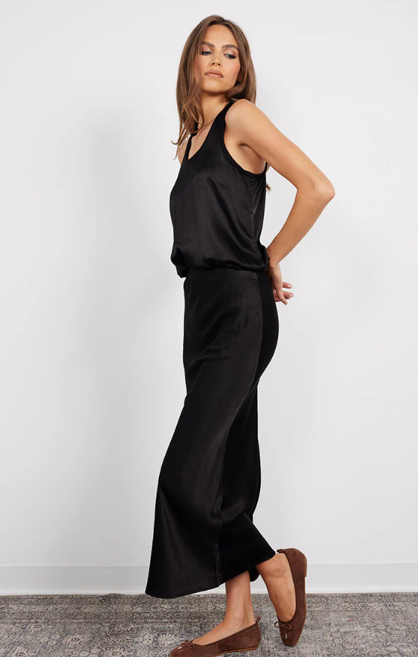 Racer Back Tank in Black