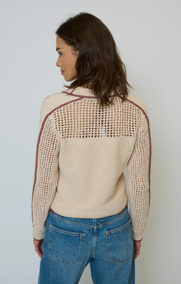 Carla Mesh Yoke Polo