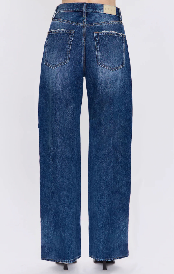 Tate High Rise Bowed Leg