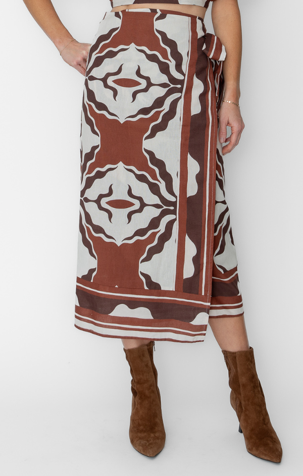 Christine Wrap Skirt