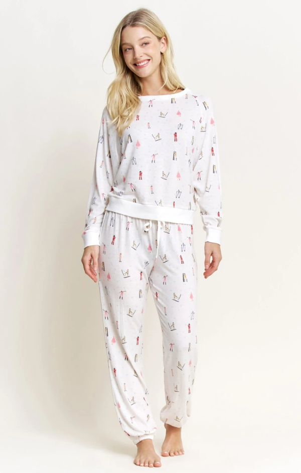 Star Seeker Long Set in Ivory Ski Girls