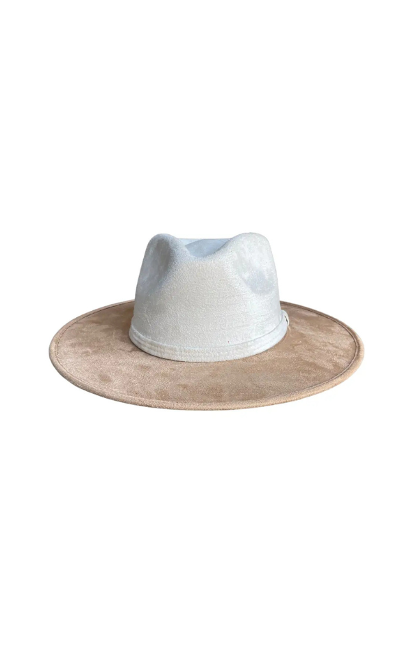 Unisex Vegan Suede Bi-Color Rancher Hat