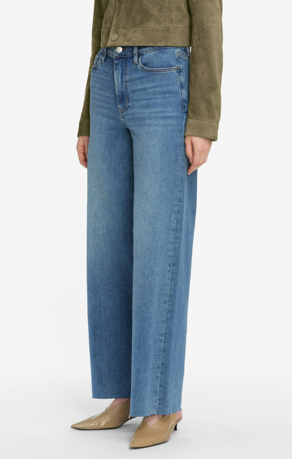 Le Slim Palazzo in Flip Raw After