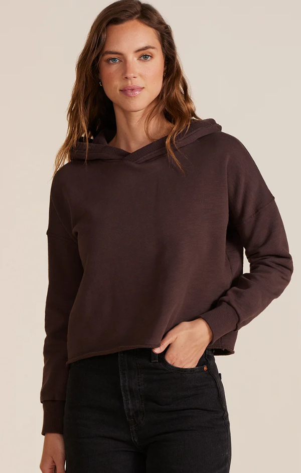 Hi Low Cropped Hoodie