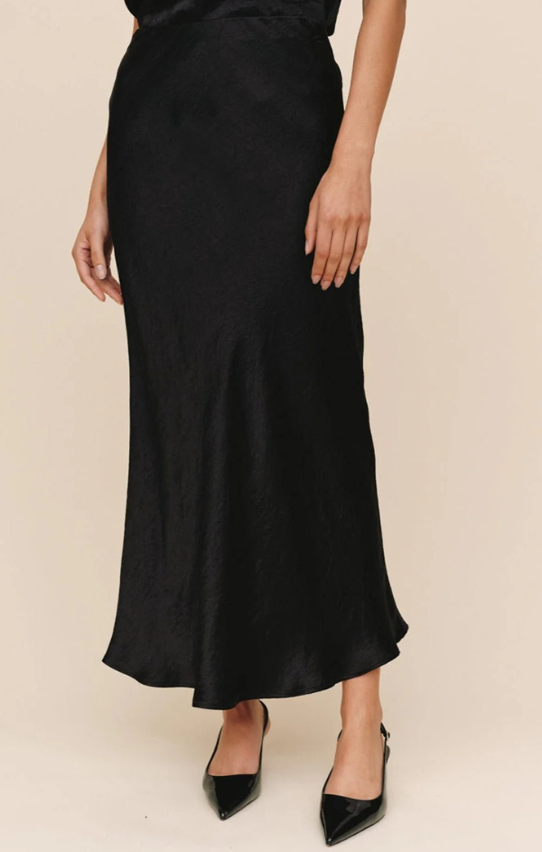 Sleek Bias Maxi Skirt