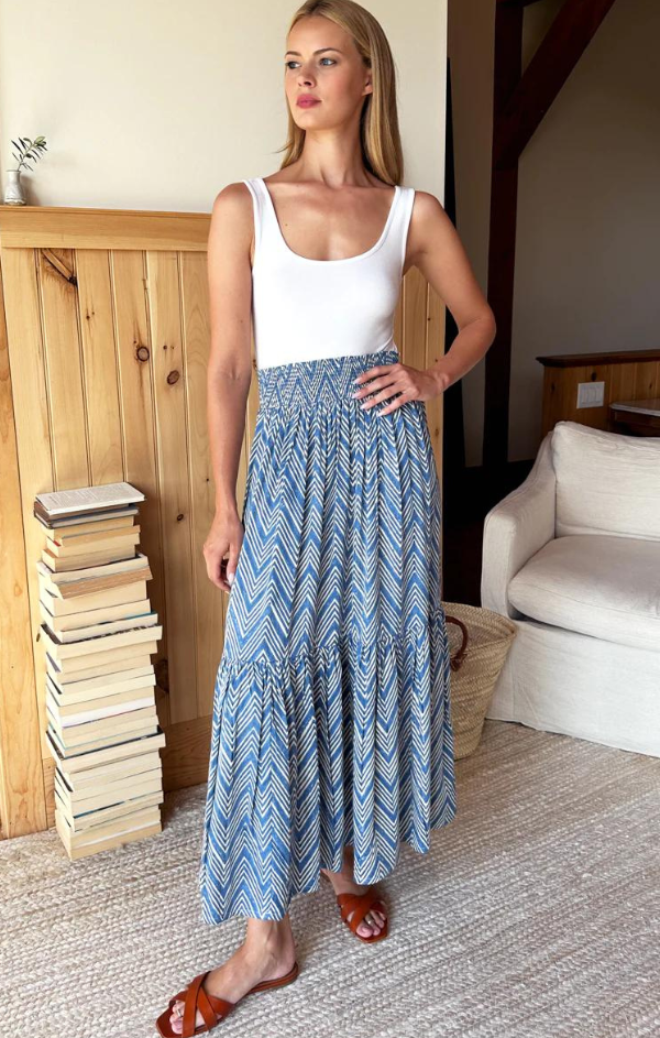 maxi skirt for spring and summer