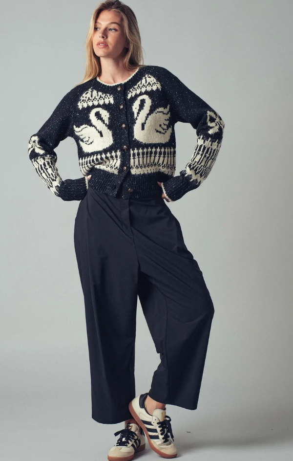 Swan Lake Graphic Cardigan