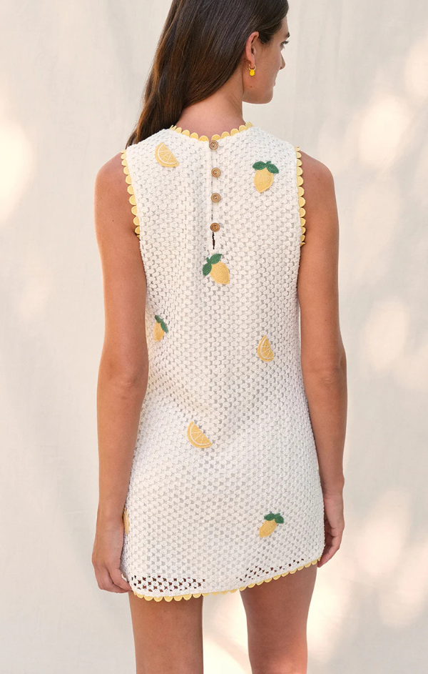 lemon crochet dress New in Lemon Handmade Maxi Crochet Dress