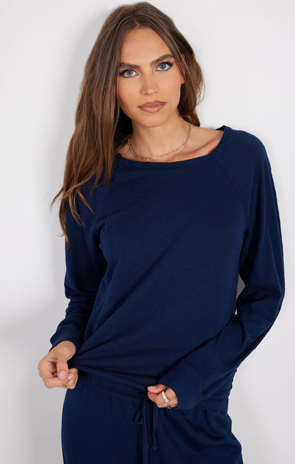 Long Sleeve Crewneck Raglan Tee