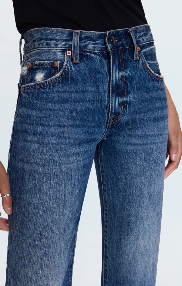 Lexi Mid Rise Bowed Straight in Artisan