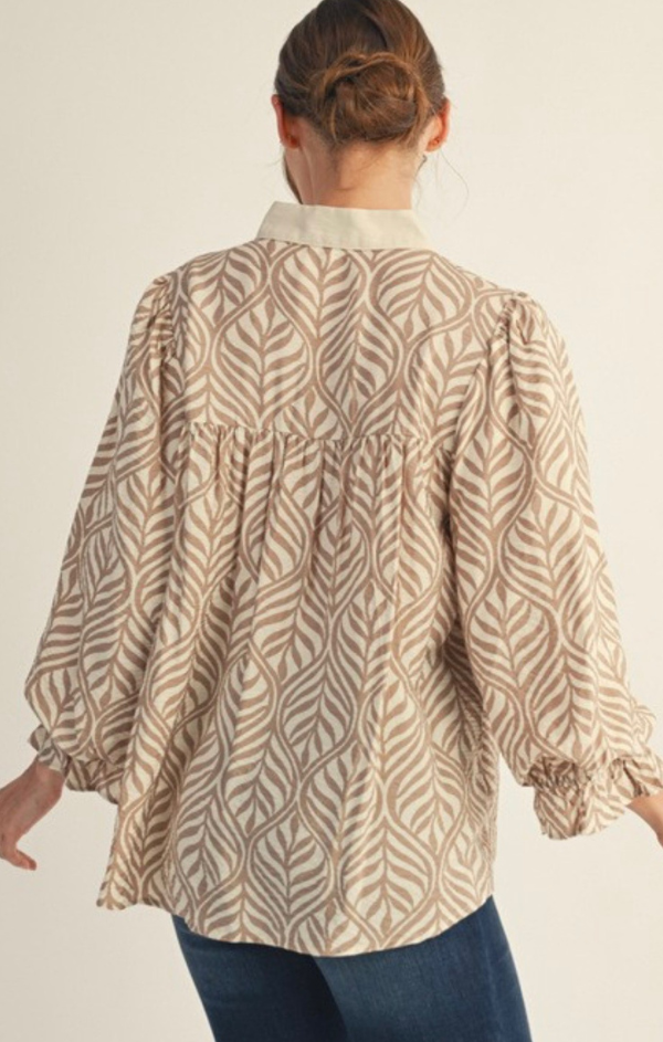 Zahra Blouson Sleeve Top