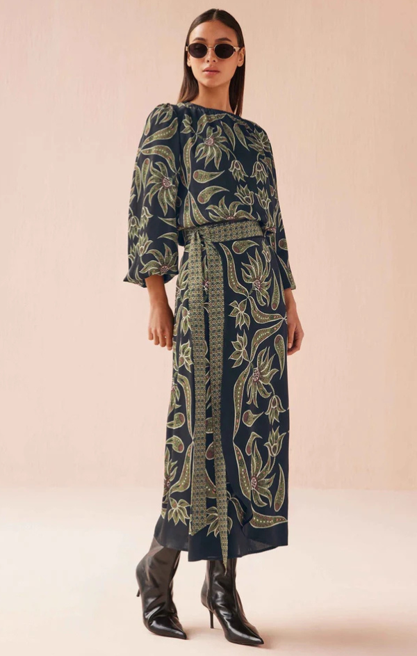 Ayla Blouse in Alexia Onyx