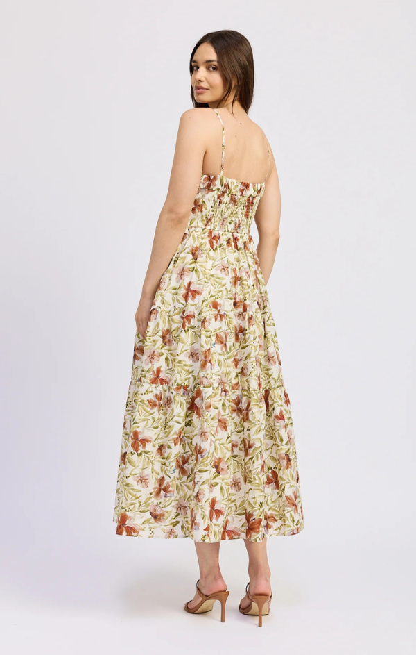 Terracotta Floral Maxi