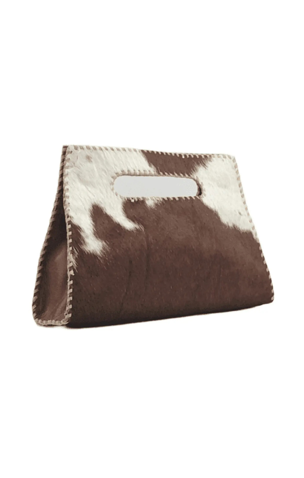 Mia Cowhide Clutch