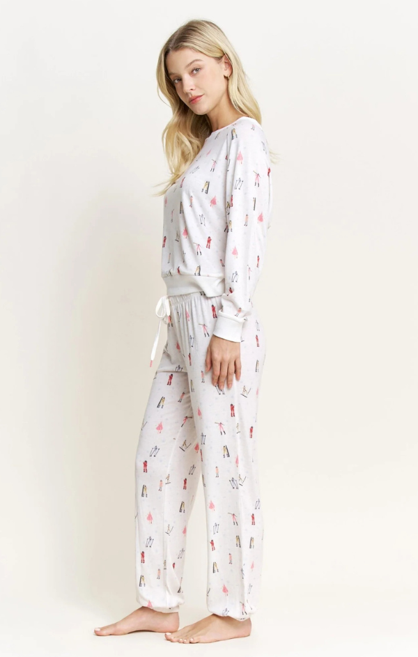 Star Seeker Long Set in Ivory Ski Girls