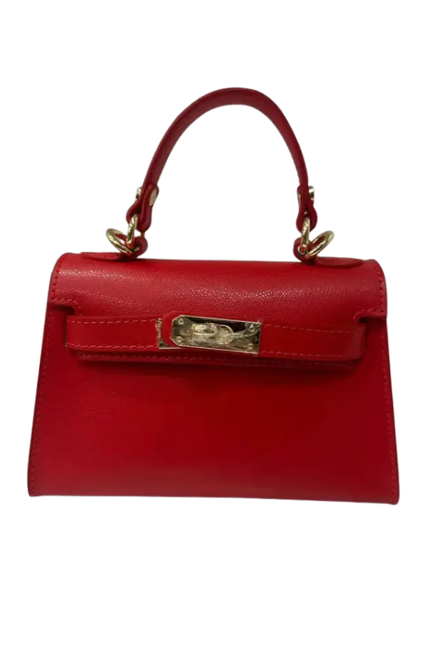 Mellina Italian Leather Structured Handbag