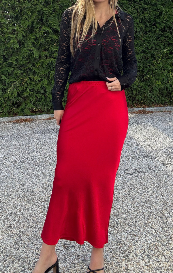 Bree Midi Bias Cut Skirt