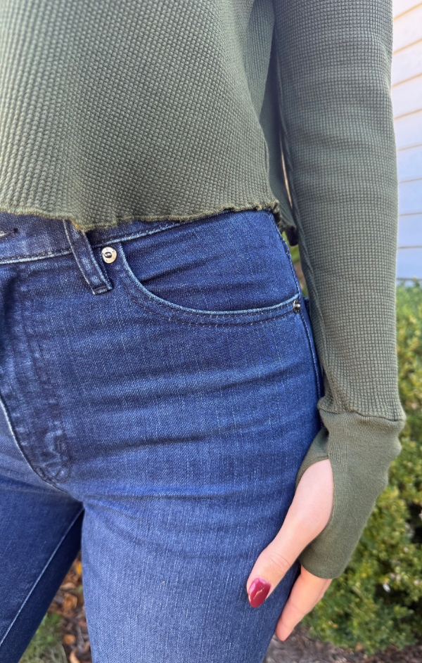 Turtleneck Long Sleeve with Thumb Holes