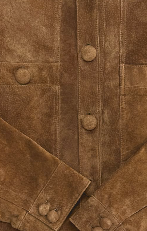 Daphne Genuine Suede Lady Jacket