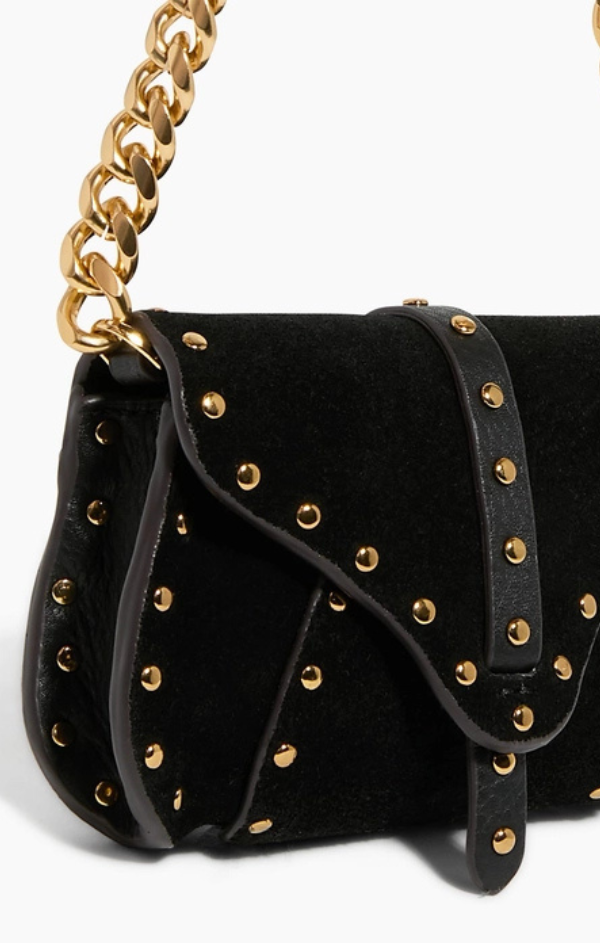 Amour Suede Micro Crossbody