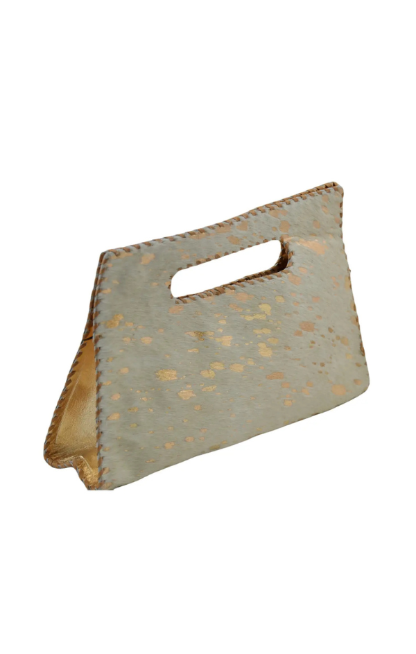Mia Cowhide Clutch