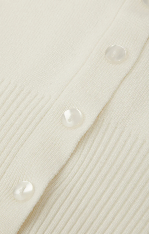 Anne High Rib Waist Cardigan