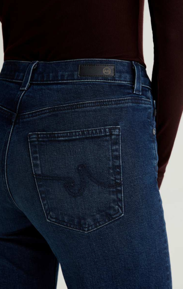 Brinley Mid Rise Straight in Midnight Sun