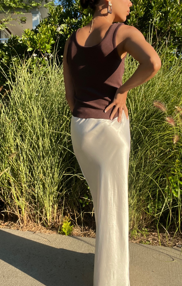 Ribbed Scoop Neck Tank