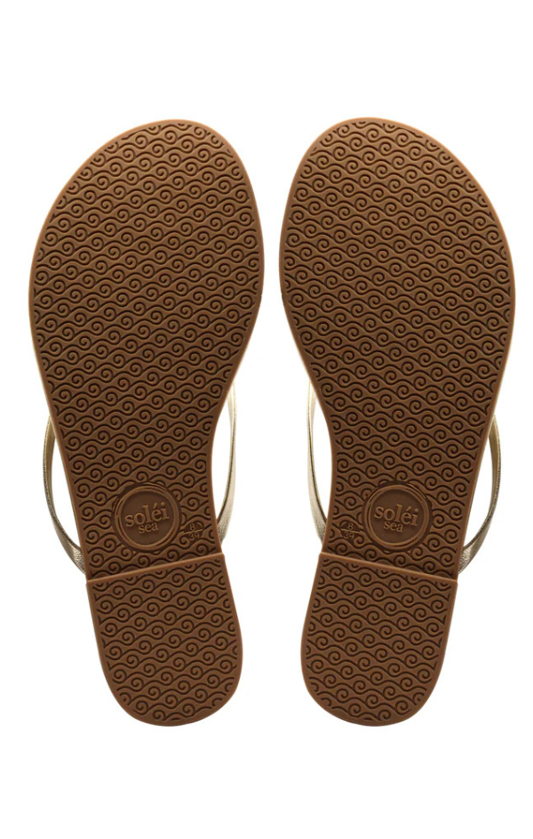 Copa Classic Flip Flop in Metallic Gold
