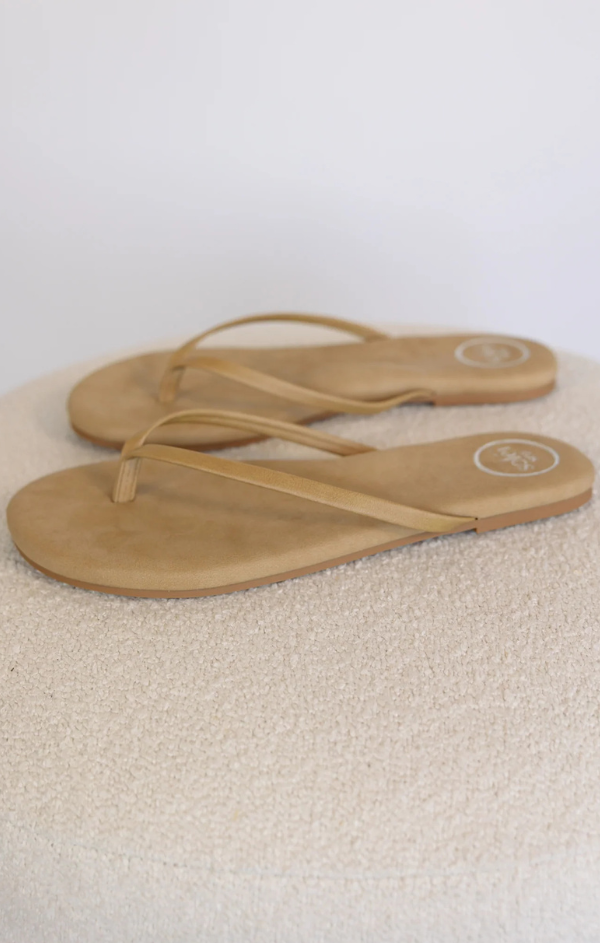 Copa Classic Flip Flop in Tan Suede