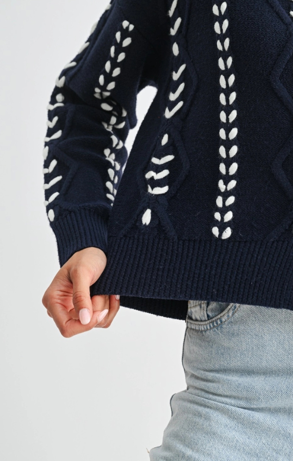 Tori Ribbon Stitch Cardigan