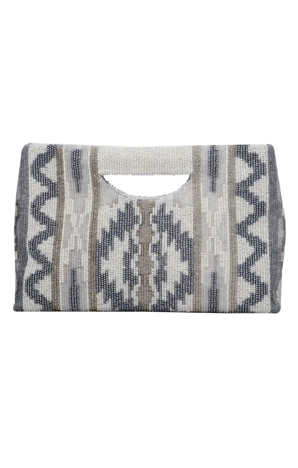 Top Handle Beaded Bag