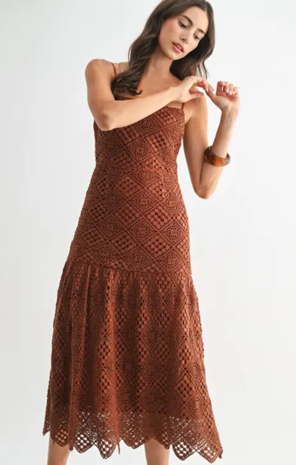 Earthy Crochet Midi