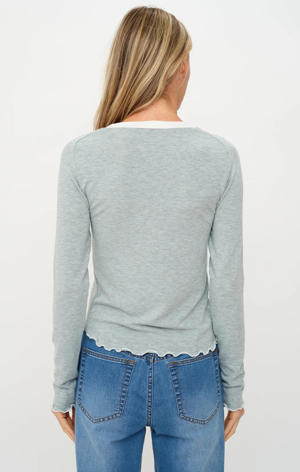Lea Long Sleeve Layered Tee