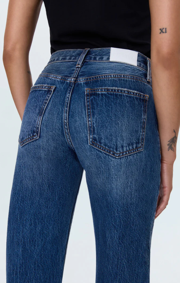 Lexi Mid Rise Bowed Straight in Artisan