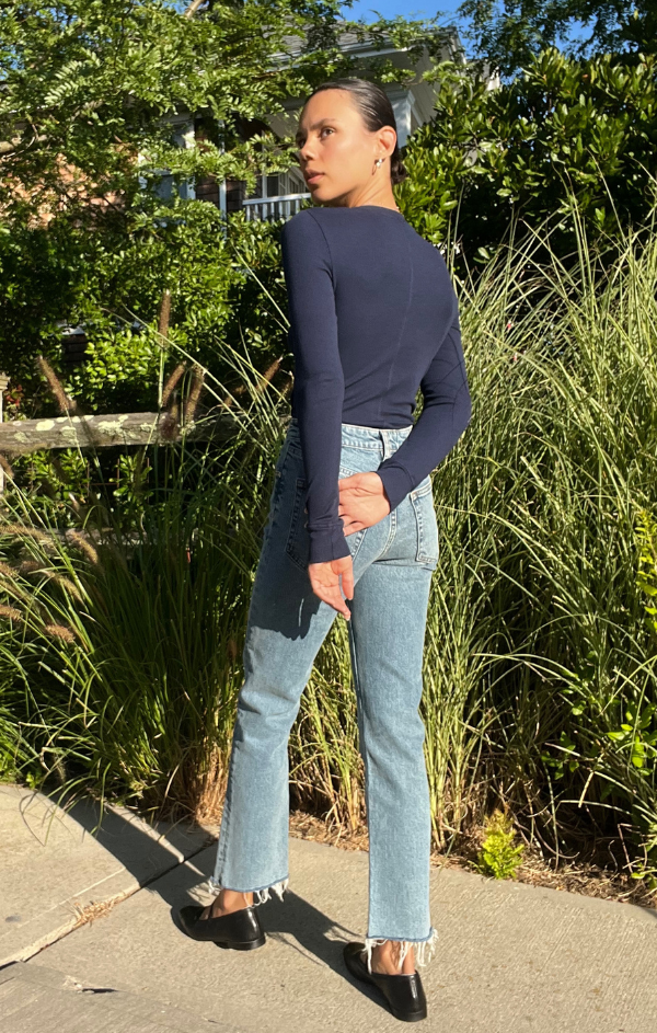 Long Sleeve Scoop Neck Tee