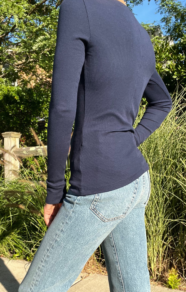 Long Sleeve Scoop Neck Tee