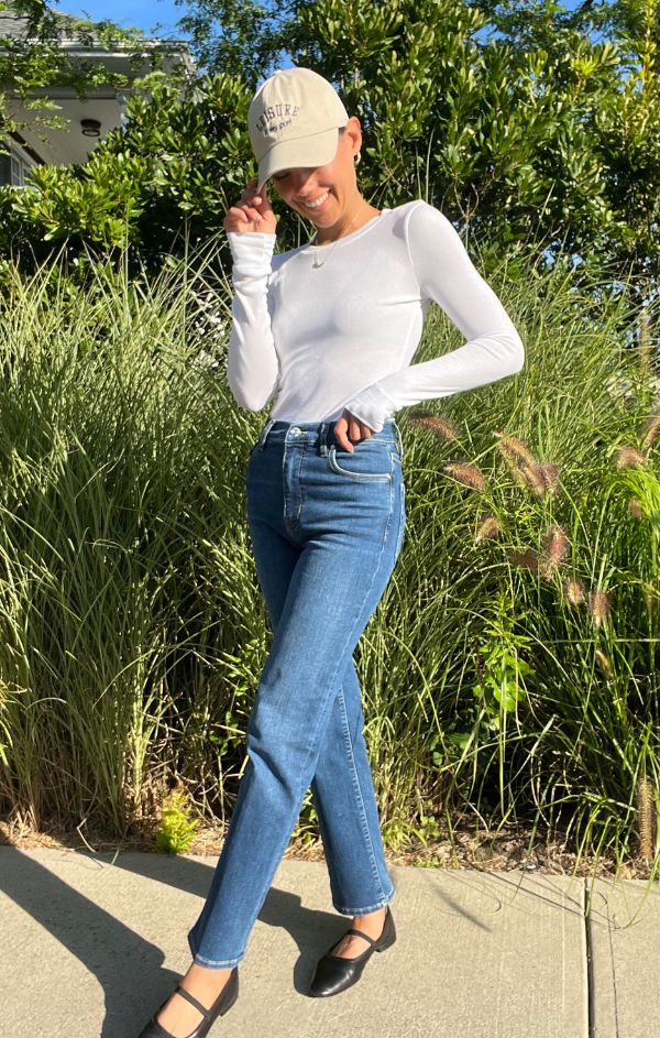 Long Sleeve Scoop Neck Tee