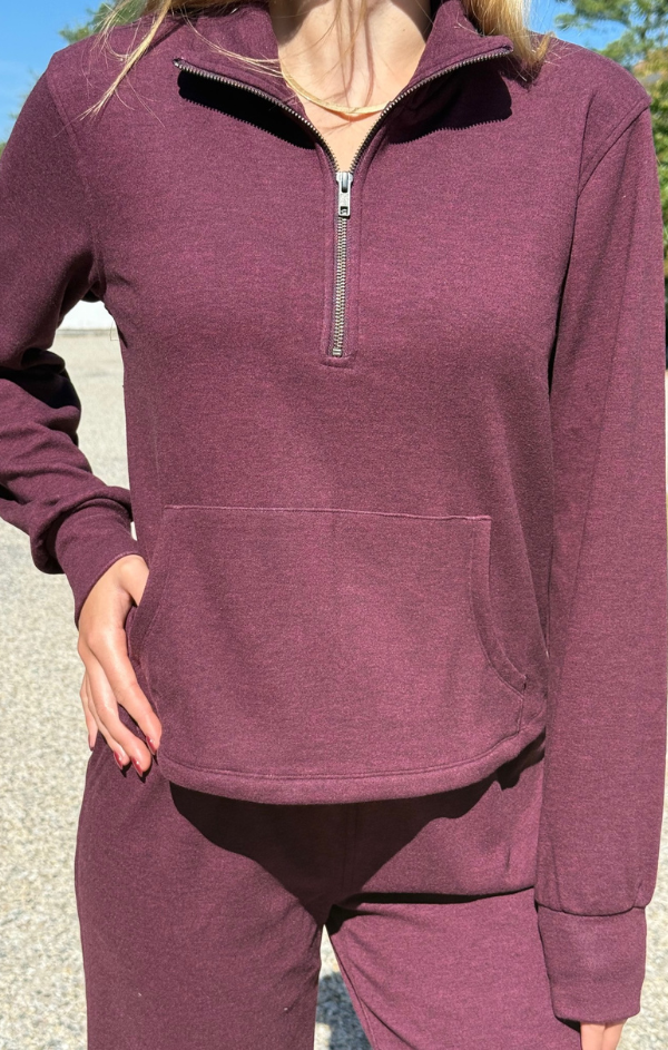 Half Zip Funnel Pullover