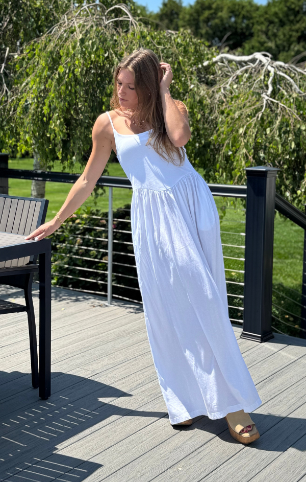 Drop Waist Dress S / Pacific Blue