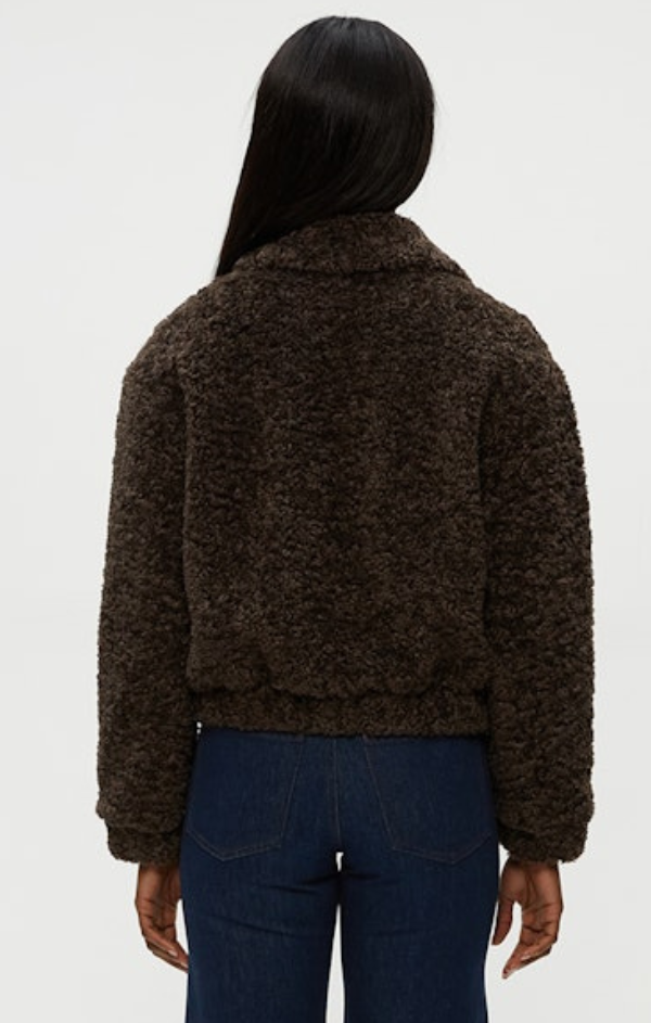 Ziggy Shaggy Shearling Jacket – Mint