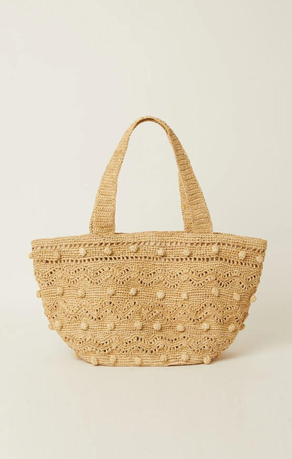 natural woven handbag
