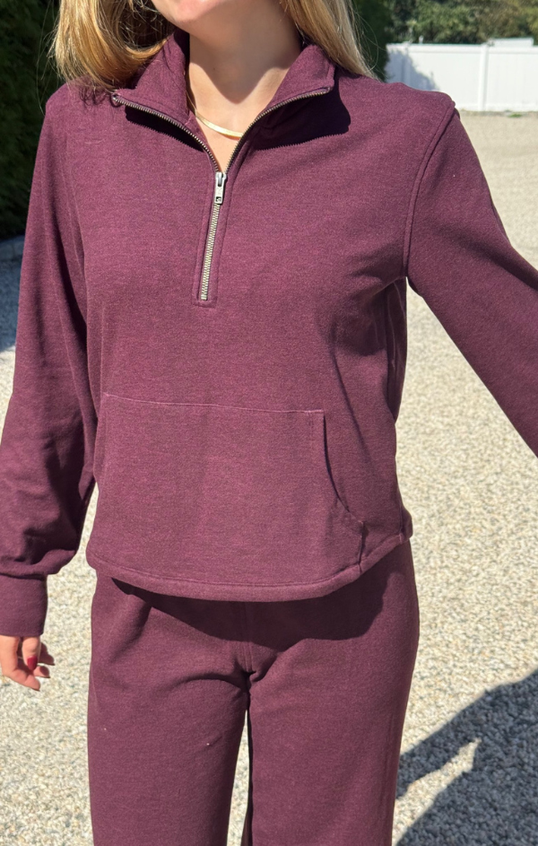 Half Zip Funnel Pullover