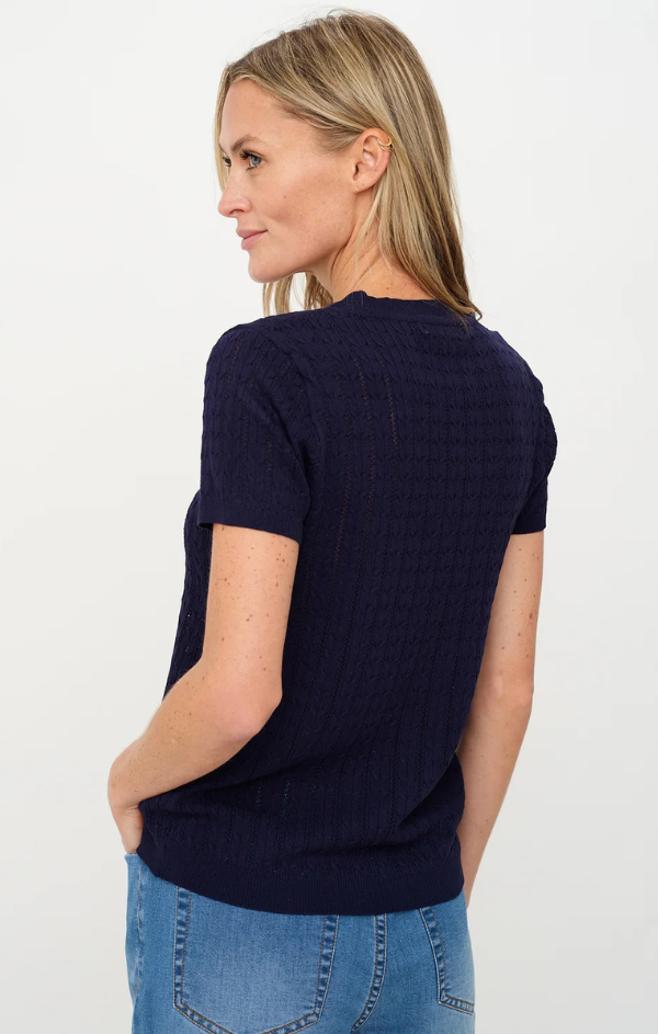 Natasha Cable Knit Top