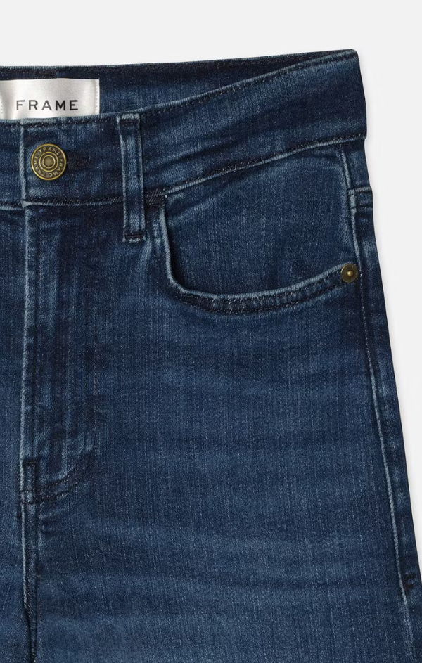dark wash denim crop jeans