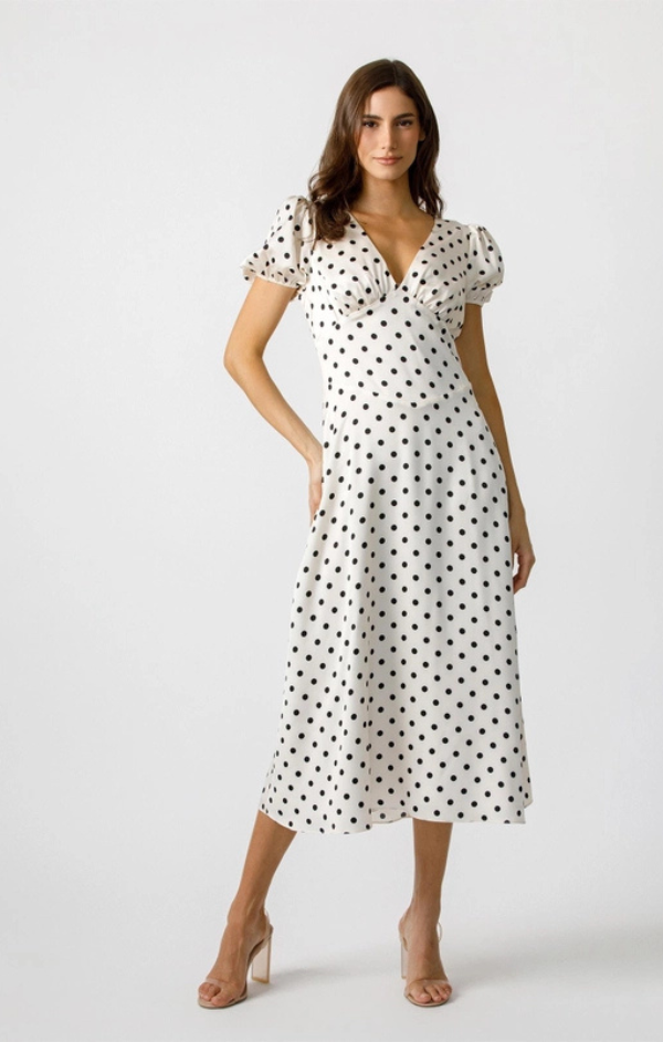 dorothy maxi dress Dorothy Puff Sleeve Polka Dot Maxi – Mint