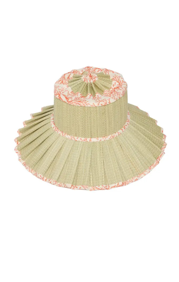 Coral Luxe Capri Hat