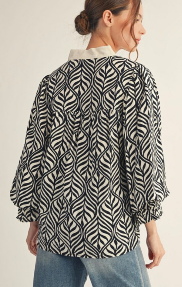 Zahra Blouson Sleeve Top